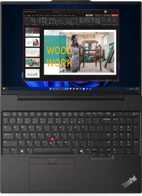 Laptop Lenovo ThinkPad E16, 16", AMD Ryzen 5, 8GB RAM, 256GB SSD, AMD Radeon Graphics, i zi (DE keyboard)
