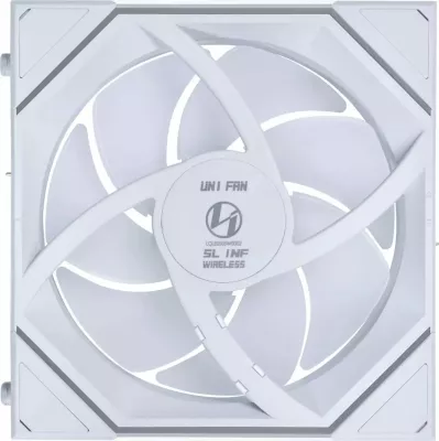 Ventilator PC Lian Li UNI FAN SL-INF120 ARGB Wireless Reverse Blade 120mm PWM (12RSLIN1W1W) e bardhë 1 copë
