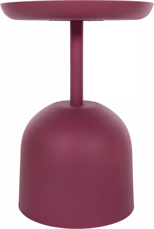 Tavolinë anësore e rrumbullakët DELBEL FH4262.06 metalike në ngjyrë rozë Φ36x49Hcm