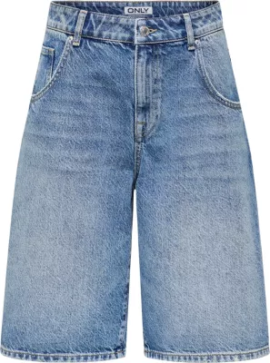 Shorce për femra Only Onlmate Reg Baggy Long Shorts Dnm Noos 15340976, denim [Madhësia: XL]