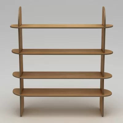 Raft librash Skye Decor, natyral, Scala-2