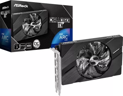 Kartë grafike Asrock Challenger Intel Arc A380 ITX, 6GB 