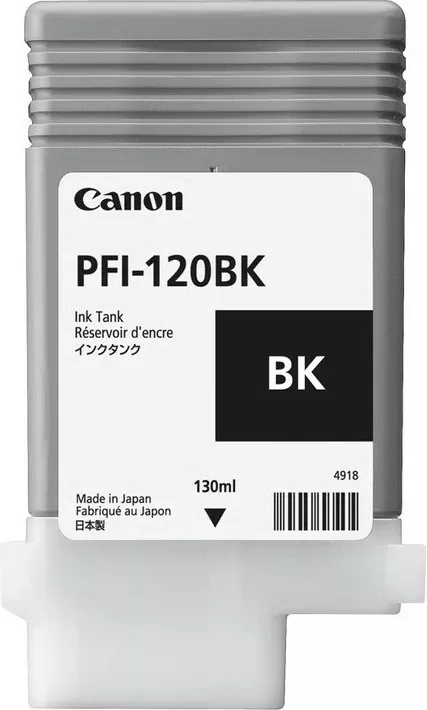 Toner Canon PFI-120BK, 130 ml, Ngjyrë e zezë