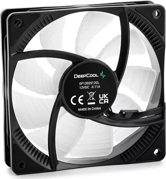 Ventilator për Kasë DeepCool RF120-3in1, 12 cm,, 3 copë, e zezë