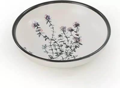 Set 6 copë tasë salce, qeramikë, Hermia Concept, të bardhë, jeshile, vjollcë, të zeza, ST489406F022AMD3600MAYD100