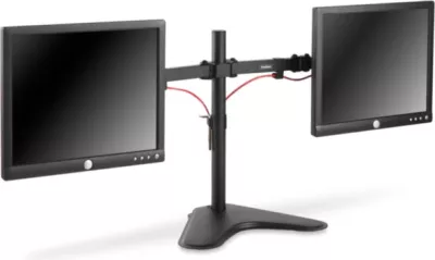 Mbajtëse tavoline për 2 monitorë VONHAUS 3005117 13-32\", VESA 75x75/100x100, e zezë