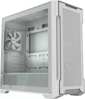 Kasë GIGABYTE C102 GLASS ICE mATX/mini-ITX, USB 3.0, tempered glass, pa PSU, e bardhë