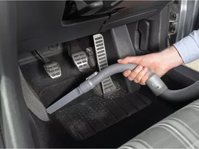 Fshesë dore elektrike për veturë Black & Decker PD1200AV, hiri/portokalli