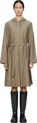 Jakne shiu për femra Rains A-Line Longer W Jacket W3 12040, bezhë