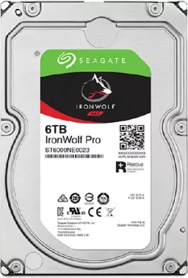 HDD Seagate IronWolf Pro ST6000NT001, 6 TB, 7200 RPM, 256 MB, 3.5"