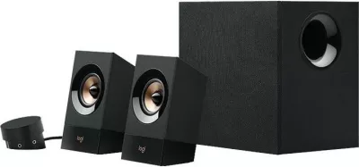Altoparlantë Logitech Z533, sistem 2.1, 60W RMS, subwoofer, lidhje 3.5mm & RCA, kontroll me kabllo, e zezë