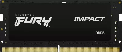 RAM Memorje Kingston FURY Impact 8GB DDR5 4800MT/s SO-DIMM e zezë