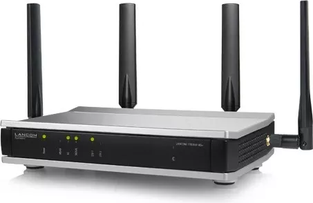 Router LANCOM 1780EW-4G+, Wi-Fi 5, Dual-band, Ethernet LAN, 4G, Ngjyrë e zezë dhe gri