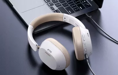 Kufje Ugreen HiTune Max 5C, Bluetooth 5.4, Hybrid ANC, 75 orë, të bardha