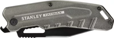 Thikë pune Stanley FATMAX Premium FMHT0-10312, teh çelik inox i kombinuar (i drejtë + i dhëmbëzuar), dorezë alumini, gri
