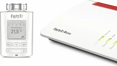 Termostat i mençur AVM FRITZ!DECT 301, kontroll me smartphone, i bardhë