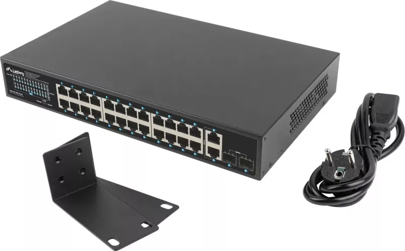 Switch rrjeti Lanberg RSGE-24P-2GE-2S-360, i pamenaxhuar