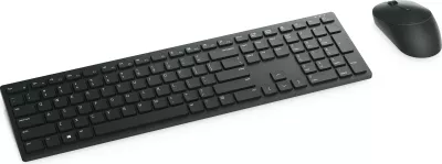 Tastierë dhe maus DELL KM5221W, Full-size (100%), Wireless, RF Wireless, QWERTZ, E zezë