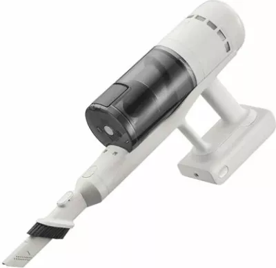Fshesë me korrent vertikale Roborock H60 Hub 115 AW, stacion vetëzbrazës 2 L, bateri e heqshme 60 min, ekran LED, dritë jeshile, bardhë/zi