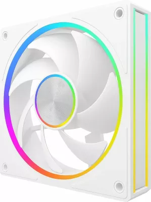Ventilator për kasë PC Modecom Volcano Loop 120 ARGB (FAN-LOOP-120S-ARGB-200) 120mm PWM, White, 1 copë