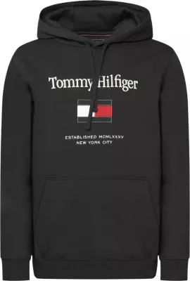 Duks me kapuç Tommy Hilfiger MW0MW42735 për meshkuj, i zi [Madhësia: XXL]