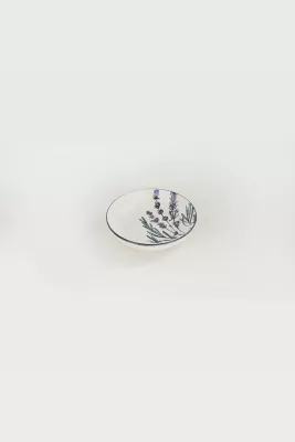 Set 6 copë tasë salce, qeramikë, Hermia Concept, të bardhë, jeshile, vjollcë, të zeza, ST489406F022AMD3600MAYD100