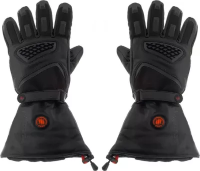 doreza moto me nxemje Glovii GS1, 2100mAh, size L, e zezë, set me 2 bateri + karikues + adaptera + çantë