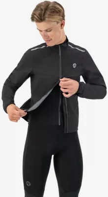 Jakne lifestyle Rogelli për meshkuj, e zezë