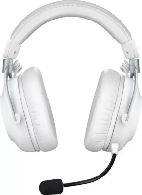 Kufje gaming me mikrofon, Logitech Pro X 2 981-001269, të bardha