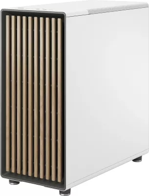 Kasë Fractal Design North Chalk White, Midi Tower, xham i kalitur