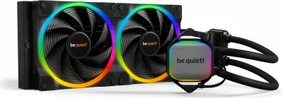 Ftohës me ujë be quiet! Pure Loop 2 FX 280mm, All-in-one, 14 cm, 10.8 dB, 32.8 dB, E zezë