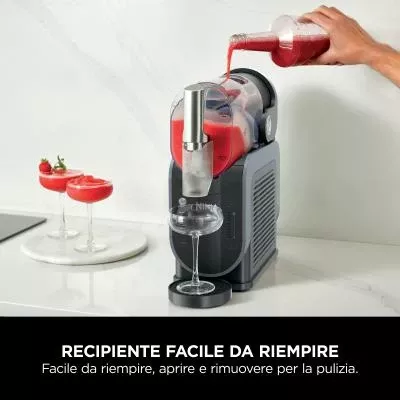Makinë slushi Ninja FS301EU, 2.5L, 5 programe, Rapid Chill, gri/blu