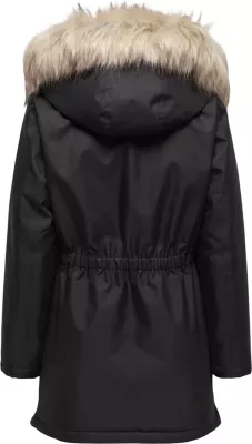 Pallto parka për femra Only ONLMATHILDA 15370930, e zezë [Madhësia: XL]
