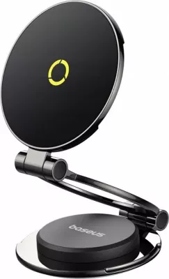 Mbajtës magnetik telefoni për veturë Baseus BS-CW06 MagPro II, MagSafe, rrotullim 360°, i zi