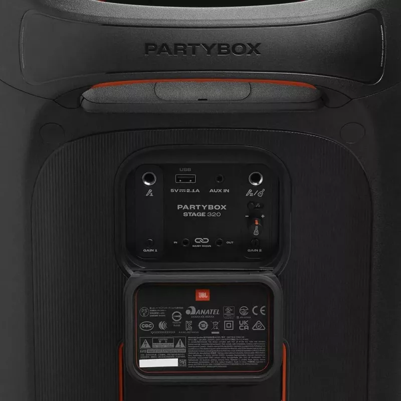 Boks party JBL PartyBox STAGE 320, 240 W, i zi