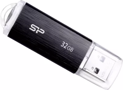 USB Silicon Power, 32 GB USB Type-A 2.0, e zezë