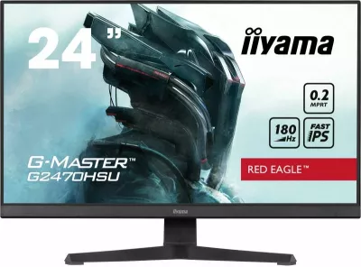 Monitor gaming iiyama G-Master G2470HSU-B6 24" 180Hz 0.2ms IPS, e zezë/e kuqe