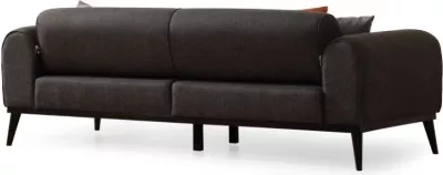 Divan-krevat treshe, ngjyrë antracit, Atelier del Sofa, Kapri