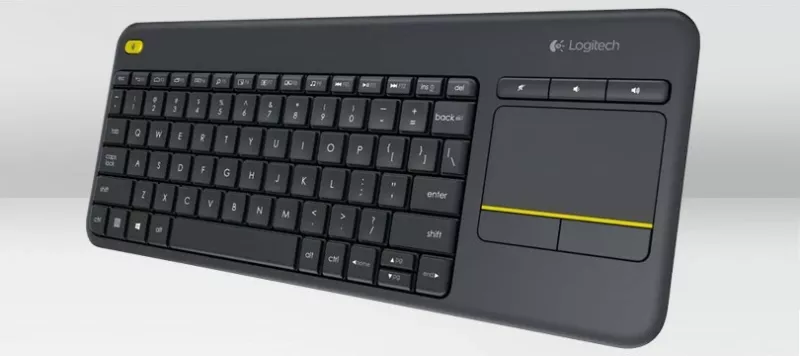Tastierë wireless Logitech K400 Plus, RF Wireless, QWERTZ, e zezë