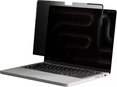Filtër privatësie Targus HYPERSHIELD për laptop Apple, 16 inç, magnetik, mat/shkëlqim, i zi