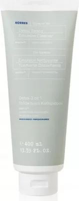 Emulsion pastrues fytyre Korres Olympus Tea Cleansing 3-in-1 për femra 400ml