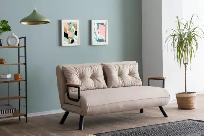 Divan-krevat dy ulës, Atelier del Sofa, Sando v2, krem