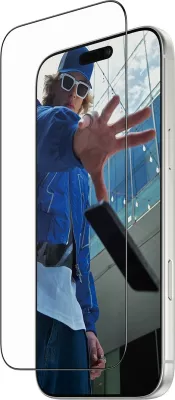 Mbrojtës ekrani PanzerGlass iPhone 17 Pro Max, kornizë e zezë