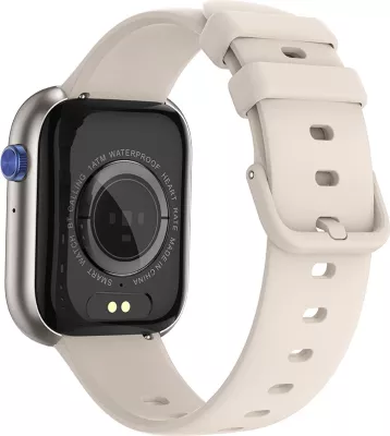 Smartwatch Moye Kronos 3 Pro, ekran 2.01\" TFT, Bluetooth 5.3, IP68, bateri 300 mAh, argjendtë, set me 3 rripa