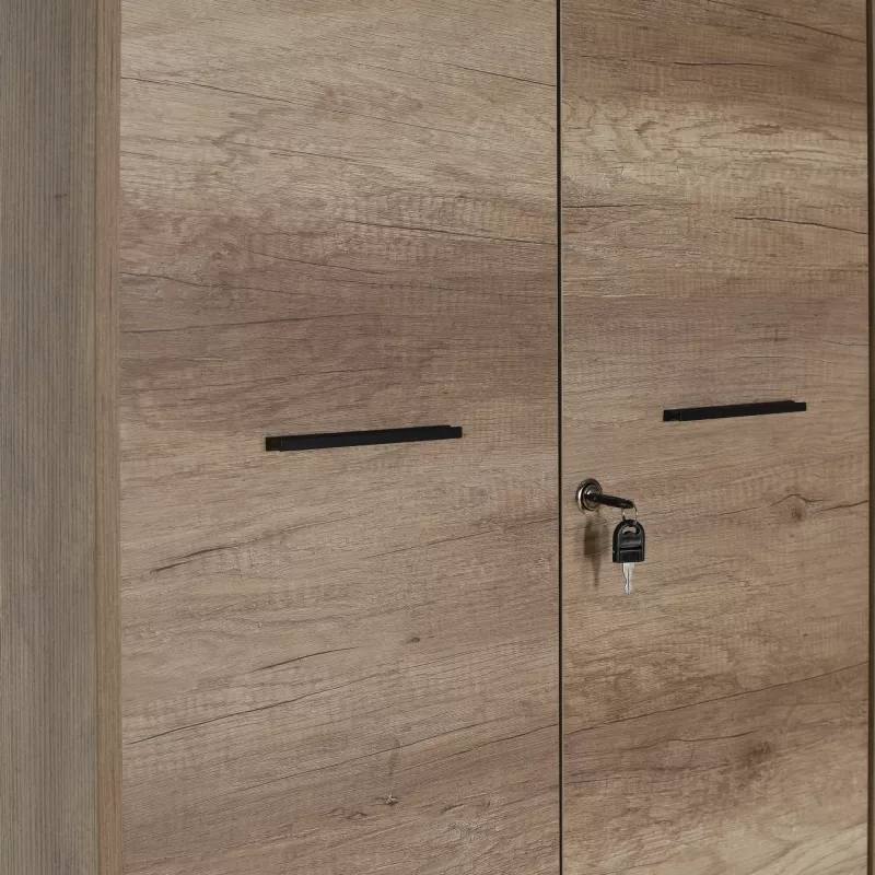 Raft librash Hanah Home, Nkt-555-Tt-1, ngjyrë arre e çelët