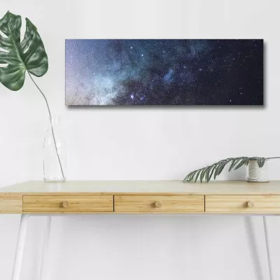 Pikturë dekorative me drita LED, kanavacë, shumëngjyrëshe, 30x90cm, 3090NASA-012