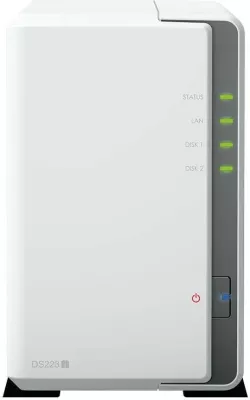 NAS Synology DS223J, 2x HAT3300-4T (2x 4TB)