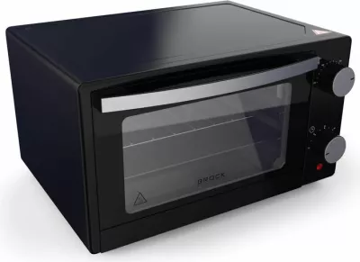 Furrë elektrike mini Brock TO 9001 B, 9 L, 650 W, me konvekcion, e zezë