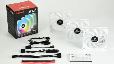 Ventilator kasë Enermax HF120 ARGB 120mm, 3 copë, i bardhë