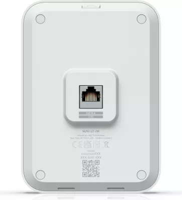 Access point Ubiquiti U7 In-Wall, 2.4 GHz, 5 GHz, 4300 Mbit/s, i bardhë